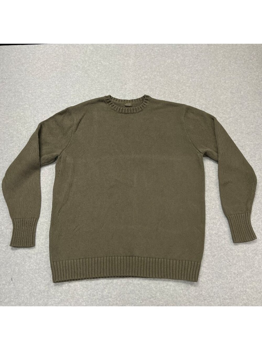 John Galt Crewneck Sweater Olive Size S 100% Cotton Knit Brandy Melville MH320